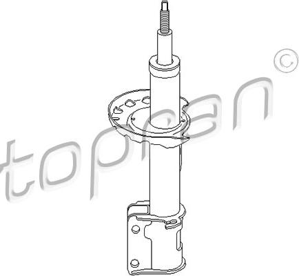 Topran 206 548 - Амортизатор autospares.lv