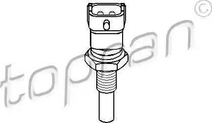 Topran 206 234 - Датчик, температура охлаждающей жидкости autospares.lv