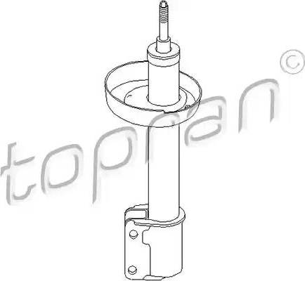 Topran 200 419 - Амортизатор autospares.lv