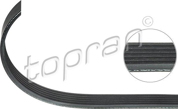 Topran 208 170 - Поликлиновой ремень autospares.lv