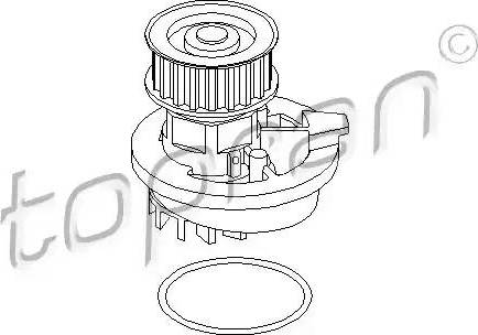 Topran 202 284 - Водяной насос autospares.lv