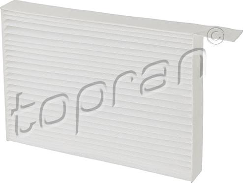 Topran 207 480 - Фильтр воздуха в салоне autospares.lv