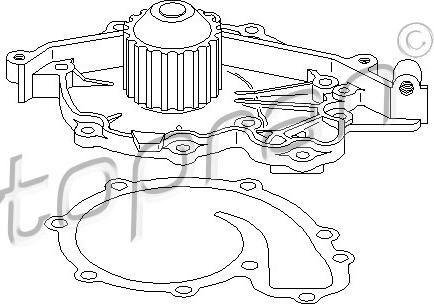 Topran 700 422 - Водяной насос autospares.lv