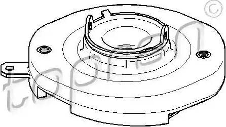 Topran 700 157 - Опора стойки амортизатора, подушка autospares.lv