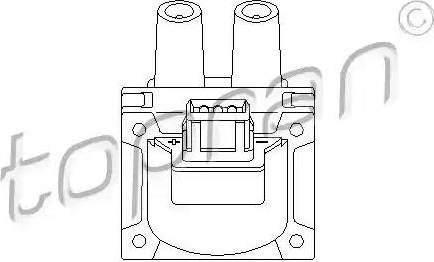 Topran 700 121 - Катушка зажигания autospares.lv