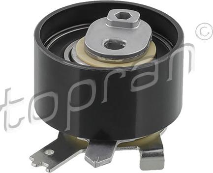 Topran 701 633 - Натяжной ролик, зубчатый ремень ГРМ autospares.lv