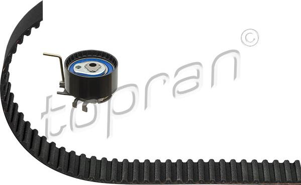 Topran 701 015 - Комплект зубчатого ремня ГРМ autospares.lv