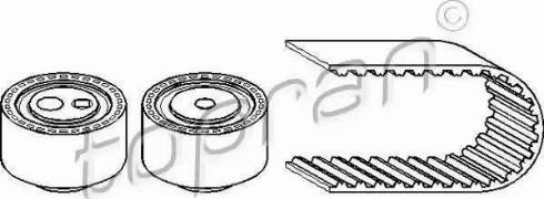 Topran 722794 - Водяной насос + комплект зубчатого ремня ГРМ autospares.lv