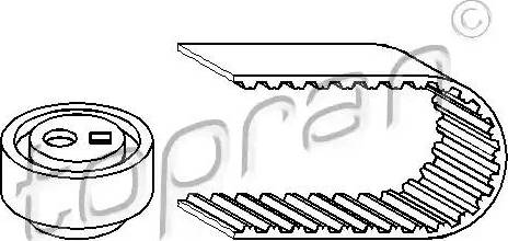 Topran 720 143 - Комплект зубчатого ремня ГРМ autospares.lv