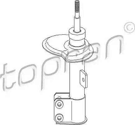 Topran 720 826 - Амортизатор autospares.lv