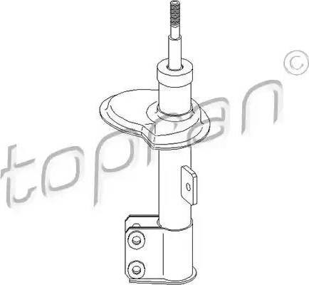 Topran 720 827 - Амортизатор autospares.lv