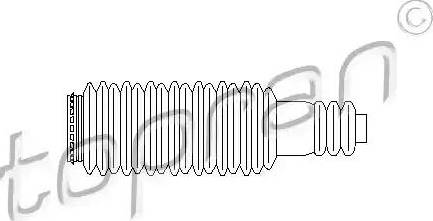 Topran 721 138 - Пыльник, рулевое управление autospares.lv