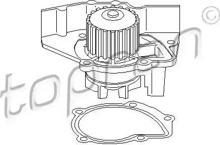 Topran 721 217 - Водяной насос autospares.lv