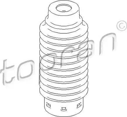 Topran 722 787 - Пыльник амортизатора, защитный колпак autospares.lv