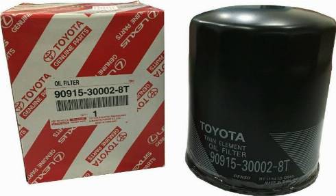 TOYOTA 90915-30002 - Масляный фильтр autospares.lv