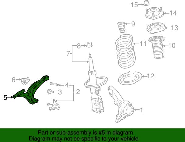 TOYOTA 480680E060 - Рычаг подвески колеса autospares.lv