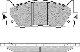 TOYOTA 0446533471 - Тормозные колодки, дисковые, комплект autospares.lv