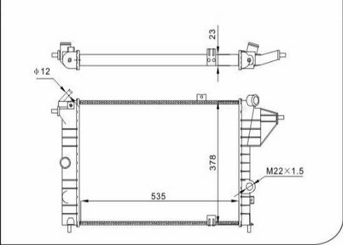 TQ 49416 - Радиатор, охлаждение двигателя autospares.lv