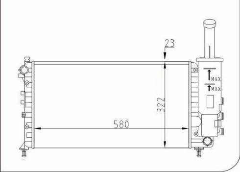 TQ 58746 - Радиатор, охлаждение двигателя autospares.lv