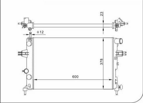 TQ 57241 - Радиатор, охлаждение двигателя autospares.lv