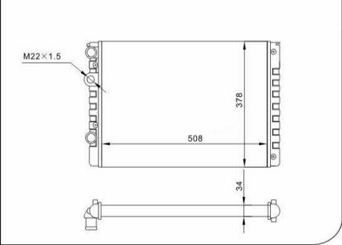 TQ 57227 - Радиатор, охлаждение двигателя autospares.lv