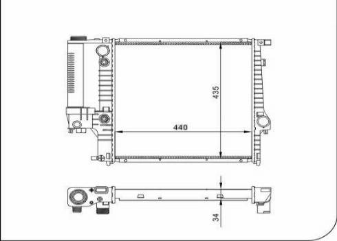 TQ 62124 - Радиатор, охлаждение двигателя autospares.lv