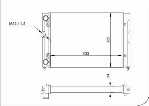 TQ 10128 - Радиатор, охлаждение двигателя autospares.lv