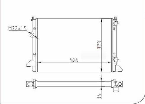 TQ 10123 - Радиатор, охлаждение двигателя autospares.lv