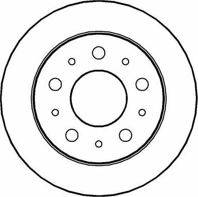 TQ TQ-DP009 - Тормозной диск autospares.lv