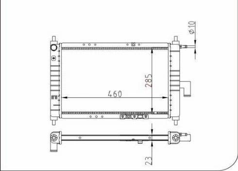 TQ 111265 - Радиатор, охлаждение двигателя autospares.lv