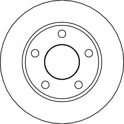 TQ TQ-DP040 - Тормозной диск autospares.lv