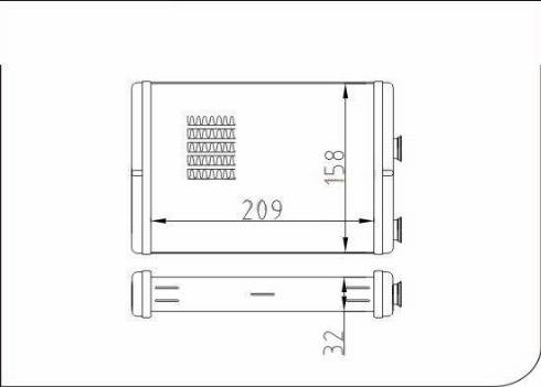 TQ 133808 - Теплообменник, отопление салона autospares.lv