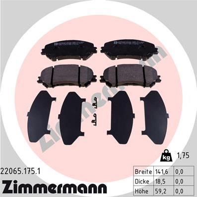 TQ TQ-BP0322 - Тормозные колодки, дисковые, комплект autospares.lv