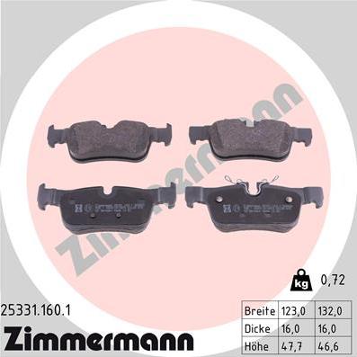 TQ TQ-BP0967 - Тормозные колодки, дисковые, комплект autospares.lv