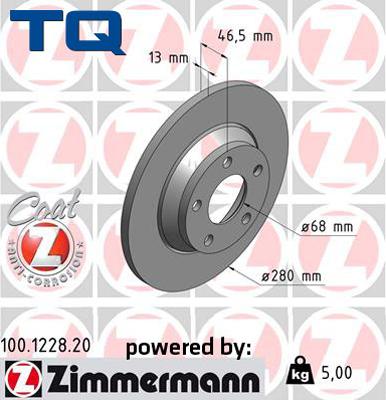 TQ 244496 - Тормозной диск autospares.lv