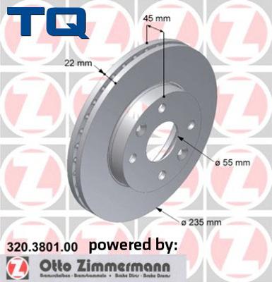 TQ 244598 - Тормозной диск autospares.lv