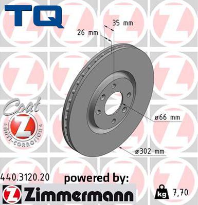 TQ 244546 - Тормозной диск autospares.lv