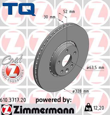 TQ 244561 - Тормозной диск autospares.lv