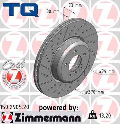 TQ 244505 - Тормозной диск autospares.lv