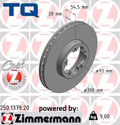 TQ 244518 - Тормозной диск autospares.lv