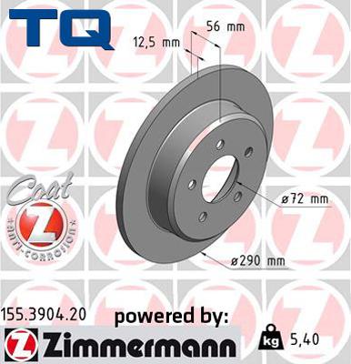 TQ 244585 - Тормозной диск autospares.lv