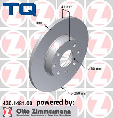 TQ 244539 - Тормозной диск autospares.lv