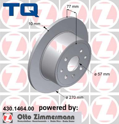 TQ 244535 - Тормозной диск autospares.lv