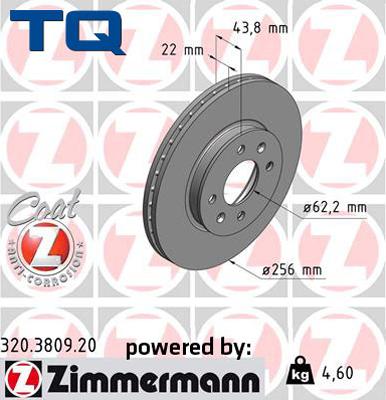 TQ TQ-BD0598 - Тормозной диск autospares.lv