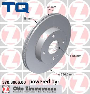 TQ 244522 - Тормозной диск autospares.lv