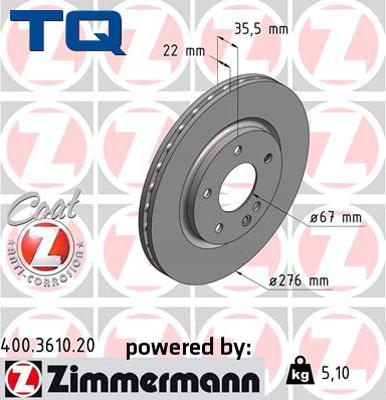 TQ 244658 - Тормозной диск autospares.lv