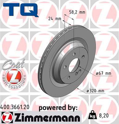 TQ 244662 - Тормозной диск autospares.lv