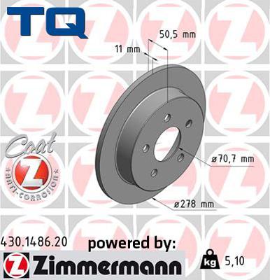 TQ 244667 - Тормозной диск autospares.lv