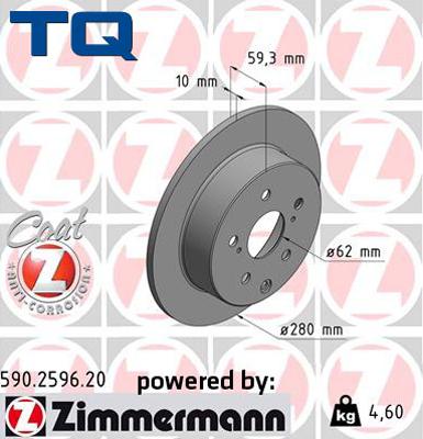 TQ TQ-BD1110 - Тормозной диск autospares.lv