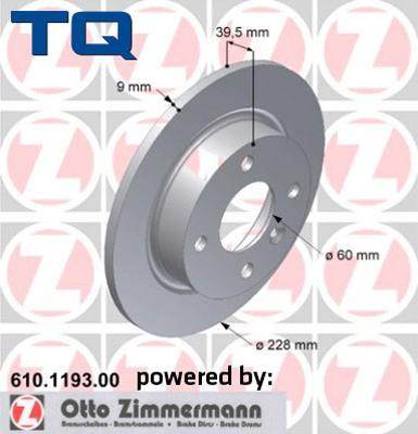 TQ 244623 - Тормозной диск autospares.lv